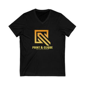 Unisex Jersey Short Sleeve V-Neck Tee